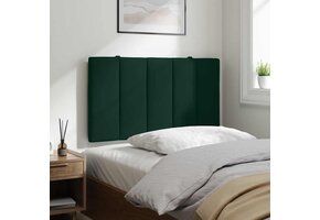 VidaXL Hanko Hoofdbordkussen 80cm Fluweel Donkergroen | 58% Korting