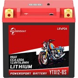 Lithium Startaccu 12V YTX12-BS: 30% Korting