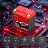 Lithium Startaccu 12V YTX12-BS: 30% Korting