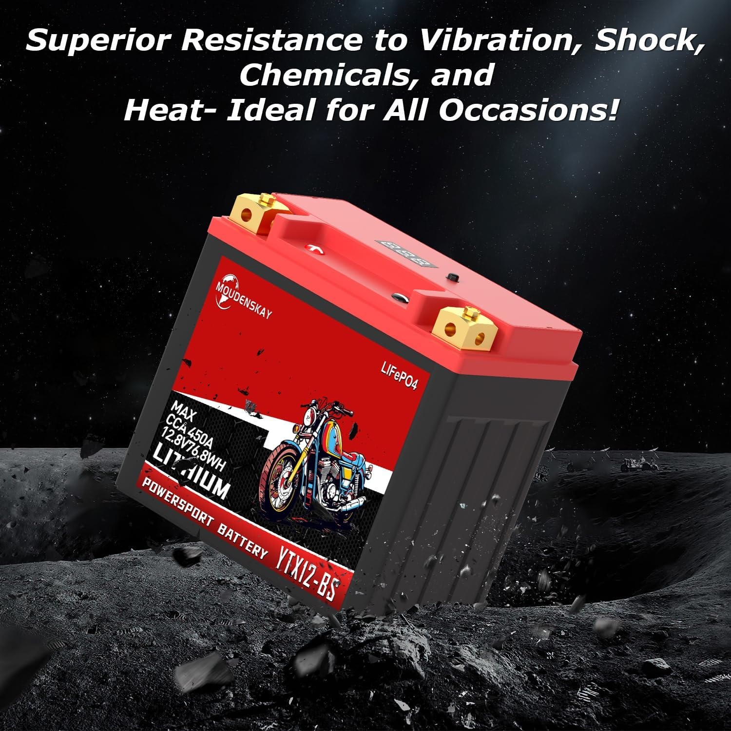 Lithium Startaccu 12V YTX12-BS: 30% Korting