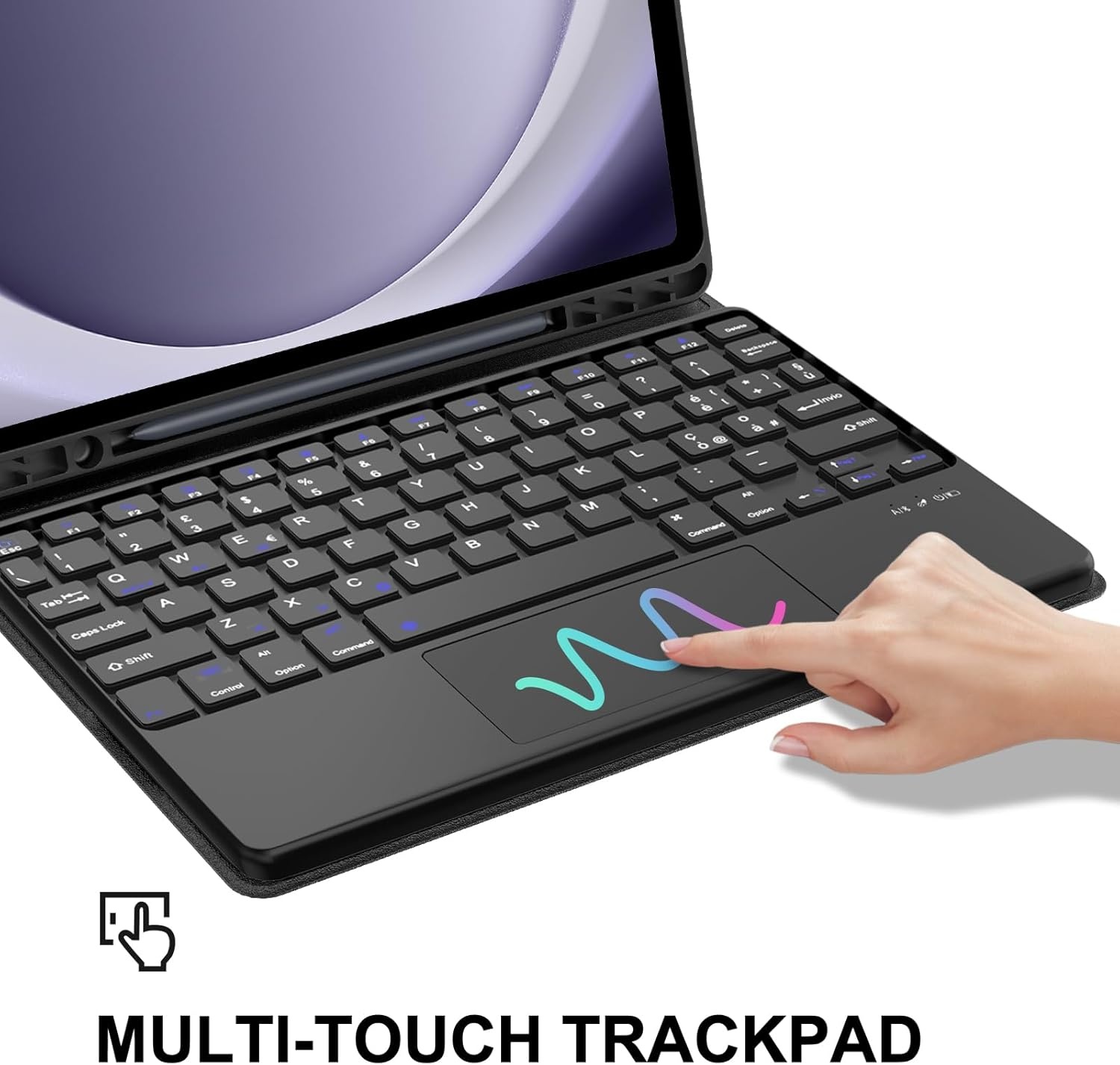 Toetsenbord met Trackpad voor Samsung Tab A9+ 11" (28% Korting)