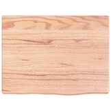 vidaXL Wastafelblad Massief Hout Lichtbruin - 33% Korting