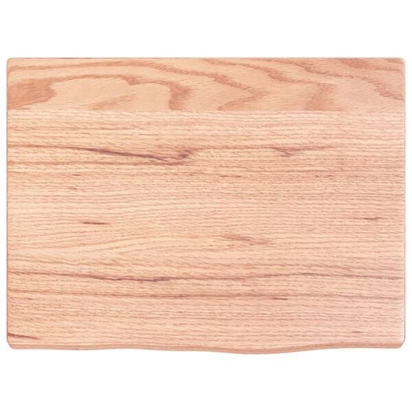 vidaXL Wastafelblad Massief Hout Lichtbruin - 33% Korting