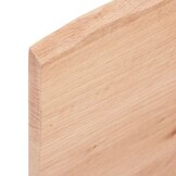 vidaXL Wastafelblad Massief Hout Lichtbruin - 33% Korting