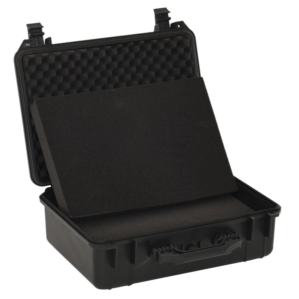 vidaXL Flightcase Draagbaar 47x36x18 cm Zwart - 34% Korting!