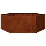 vidaXL Cortenstaal Plantenbak 138x120x45 cm - 29% Korting