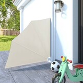 vidaXL Balkonscherm Inklapbaar Crème 140x140 cm - 59% Korting