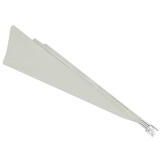 vidaXL Balkonscherm Inklapbaar Crème 140x140 cm - 59% Korting
