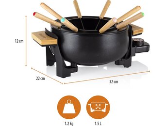 Tristar Fondueset Elektrisch - 8 pers. - 1000W - 28% korting
