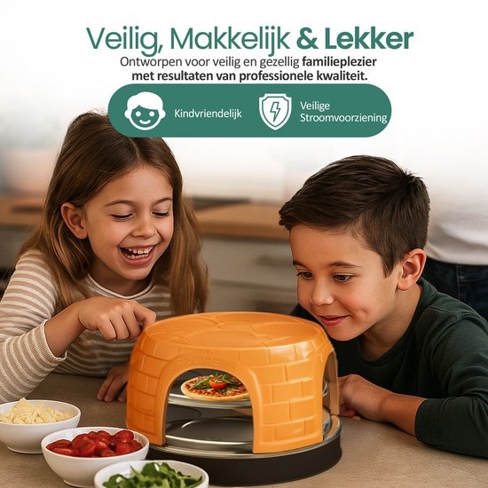 Emerio Pizzarette Pizza Oven: 34% Korting! 8 Pers.