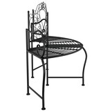 VidaXL Boombank 150 cm Staal Zwart - 35% Korting!