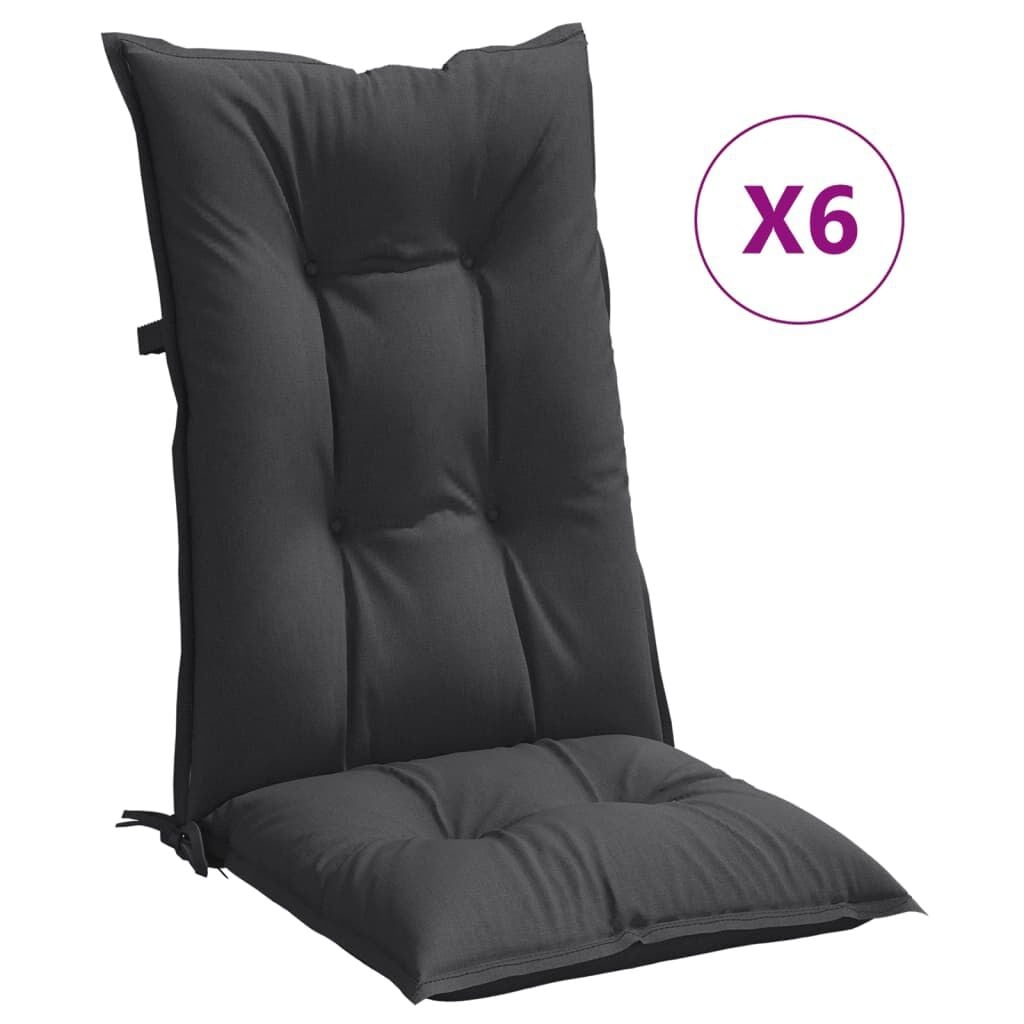 vidaXL Stoelkussens Hoge Rug (6 stuks) - 35% Korting!