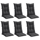 vidaXL Stoelkussens Hoge Rug (6 stuks) - 35% Korting!