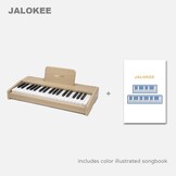 JALOKEE Houten Kinderpiano 37 Toetsen - Eiken met 30% Korting