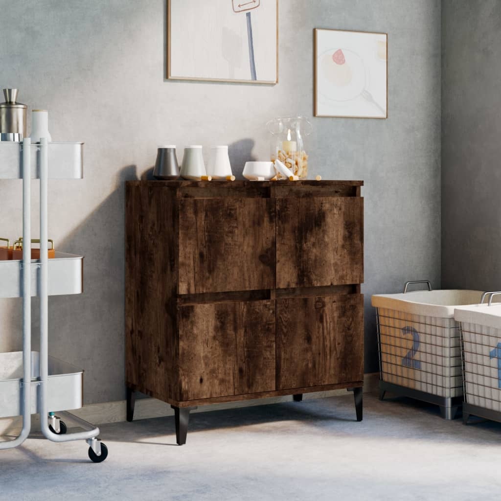 vidaXL Dressoir Gerookt Eiken - 58% Korting!