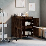 vidaXL Dressoir Gerookt Eiken - 58% Korting!