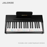 JALOKEE Kinder Piano (Zwart, 37 Toetsen) - 30% Korting!