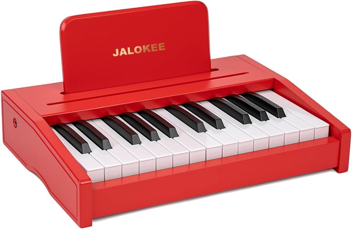 JALOKEE Kinder Piano (Zwart, 37 Toetsen) - 30% Korting!