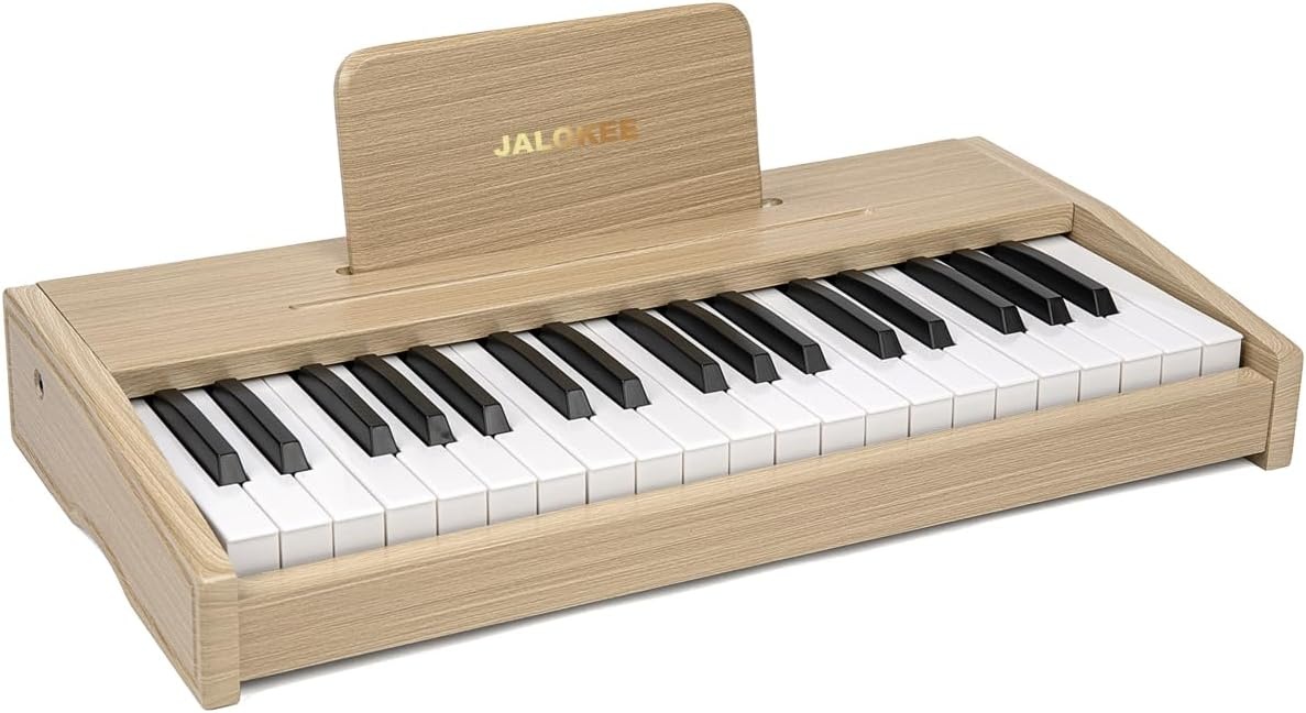 JALOKEE Kinder Piano (Zwart, 37 Toetsen) - 30% Korting!