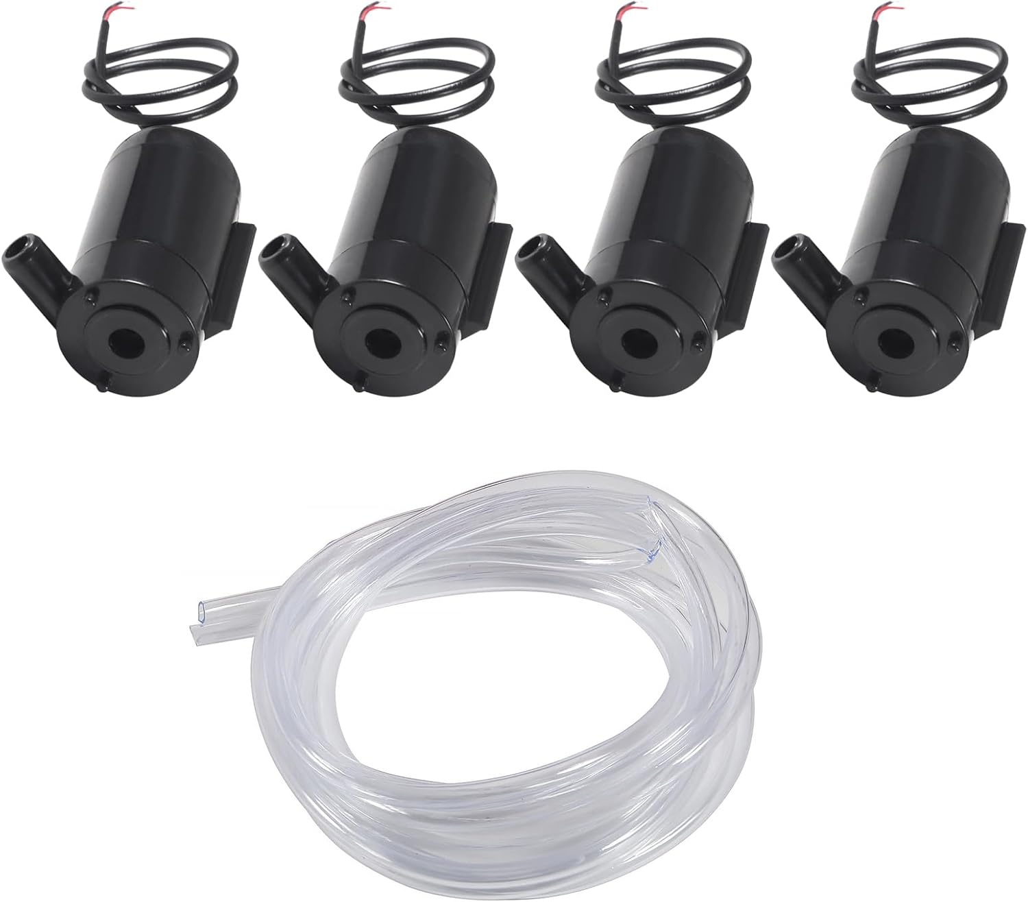 4x Mini Waterpompen DC 3-5V met 4m Slang - 24% Korting!