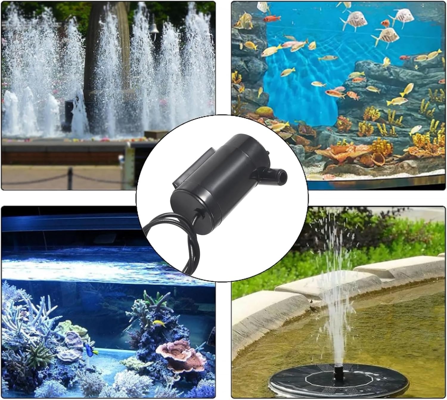 4x Mini Waterpompen DC 3-5V met 4m Slang - 24% Korting!