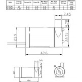 4x Mini Waterpompen DC 3-5V met 4m Slang - 24% Korting!