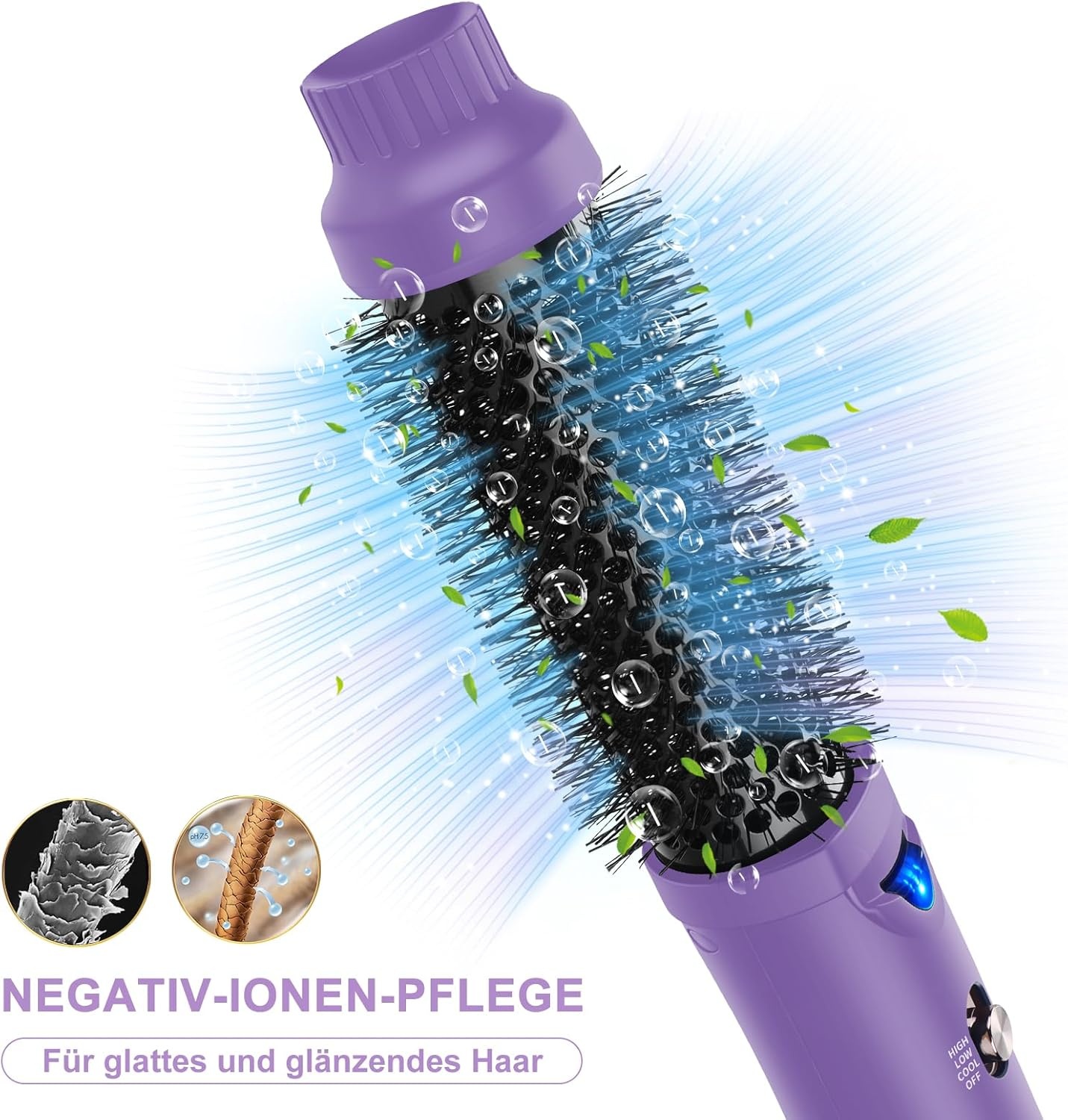 PARWIN PRO BEAUTY Warmeluchtborstel - 34% Korting