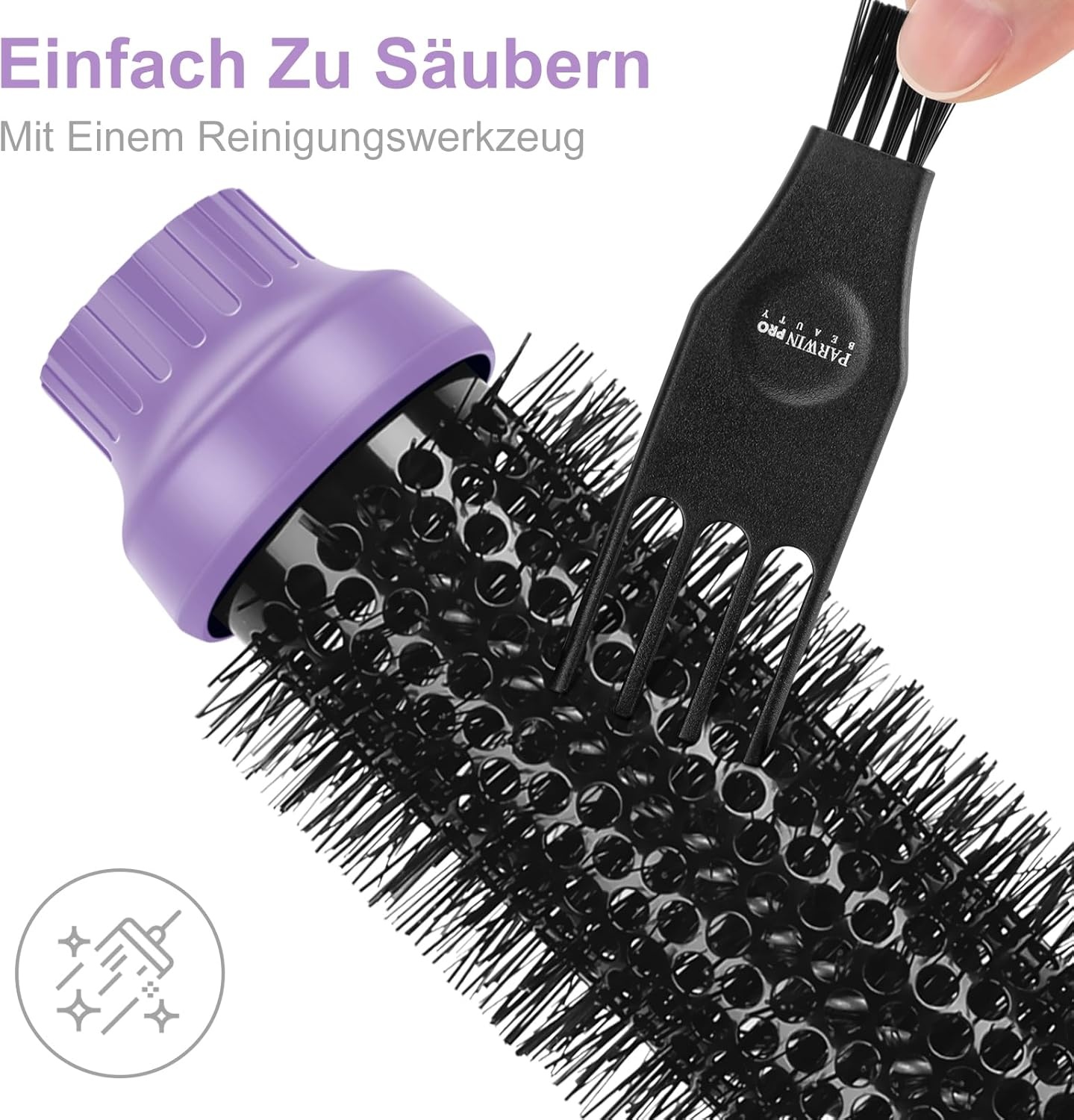 PARWIN PRO BEAUTY Warmeluchtborstel - 34% Korting