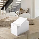 Papieren Diner Servetten Wit 40x40 cm (200 stuks) met Zilveren Rand - 71% Korting!