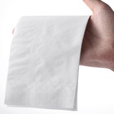 Papieren Diner Servetten Wit 40x40 cm (200 stuks) met Zilveren Rand - 71% Korting!