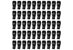 Kabelklemmen Zwart R-Type 19mm - 50 Stuks met Schroeven - 30% Korting
