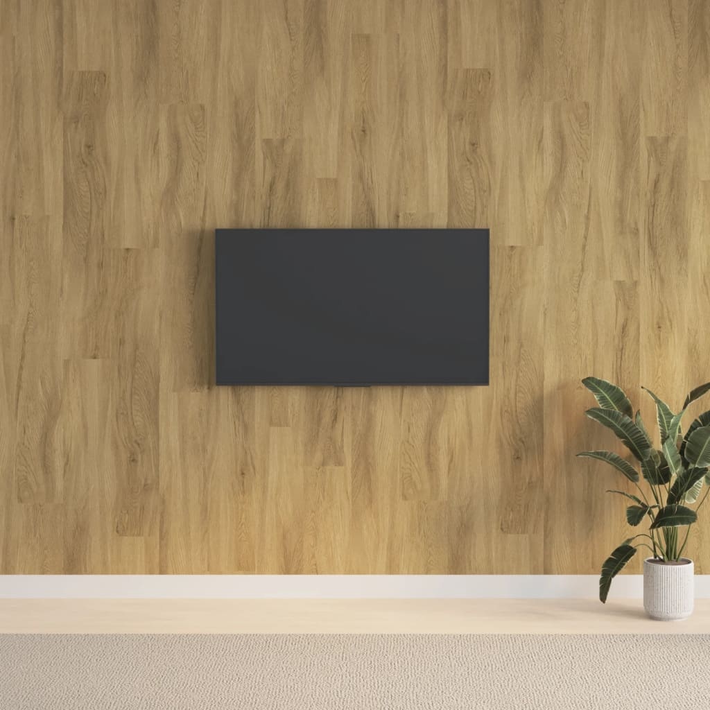 vidaXL PVC Wandpanelen Houtlook Bruin (2,06m²) - 28% Korting