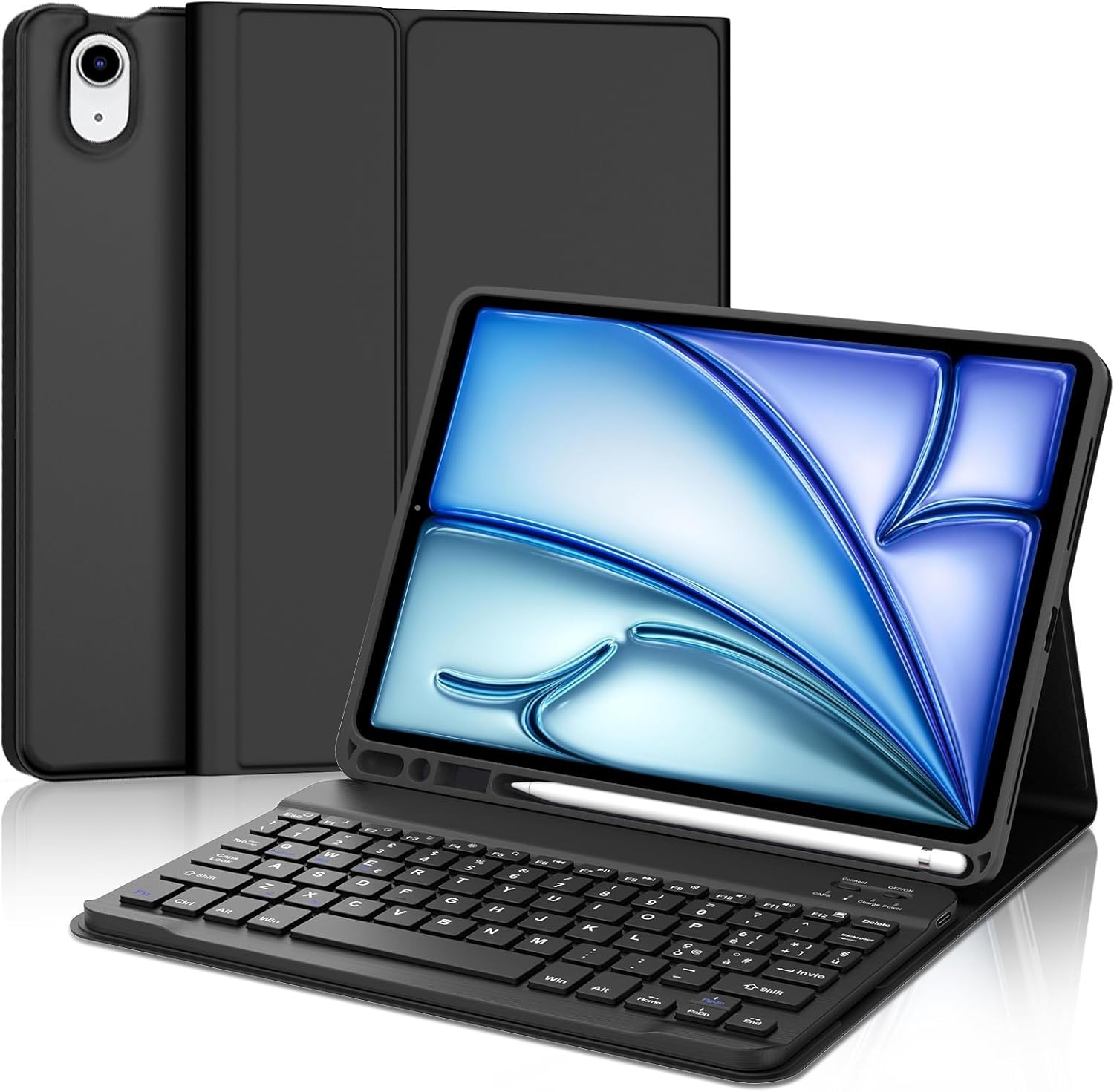 Toetsenbordhoes iPad Air 11" (M2) 2024 - Zwart - 72% Korting