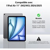 Toetsenbordhoes iPad Air 11" (M2) 2024 - Zwart - 72% Korting