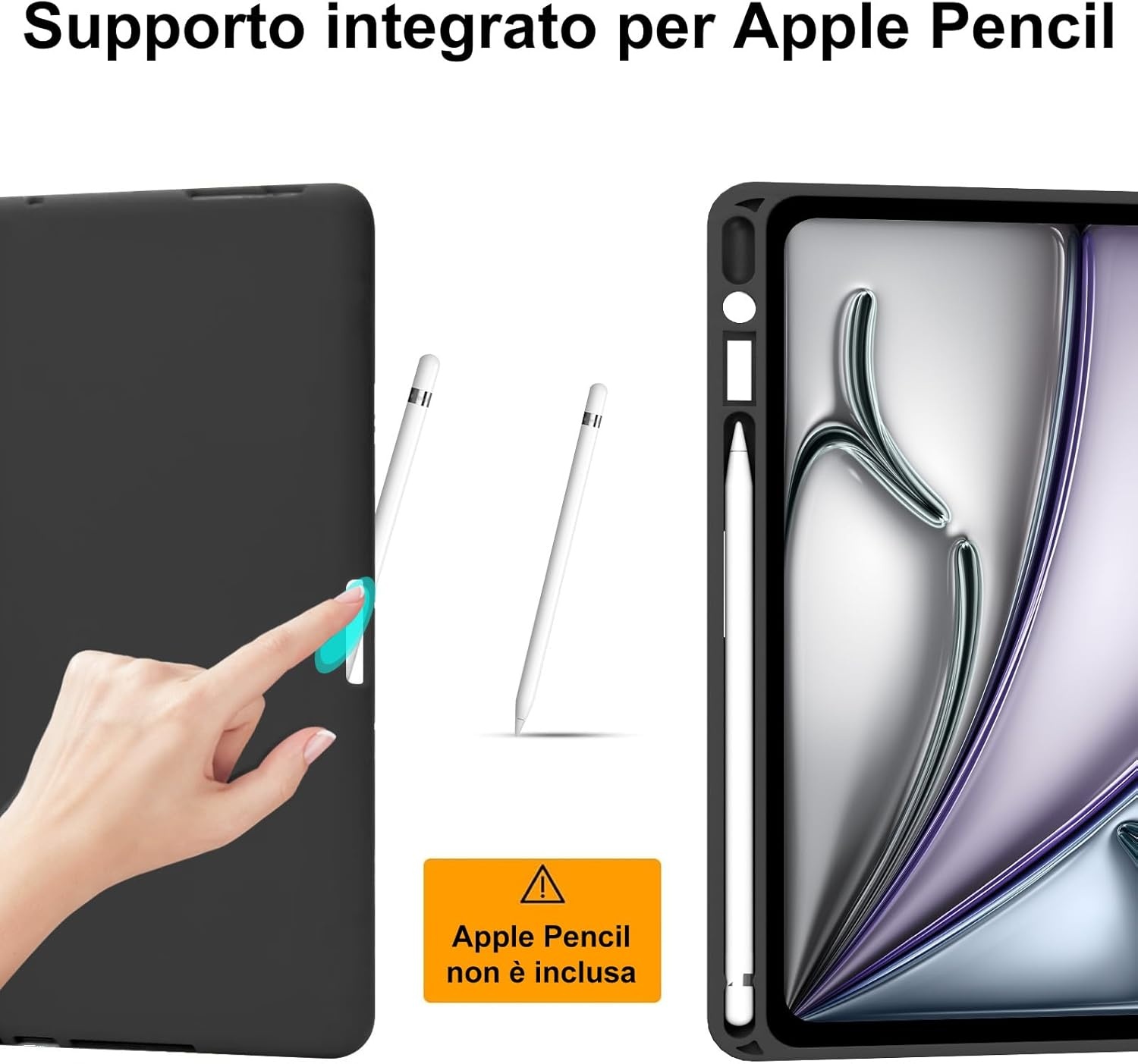 Toetsenbordhoes iPad Air 11" (M2) 2024 - Zwart - 72% Korting