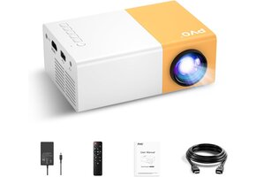Mini Beamer voor Kinderen & Thuisbioscoop | Oogbescherming | Projecteert tot 170 inch | 35% Korting