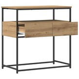 vidaXL Console Tafel met lade Artisanaal Eikenkleurig - 29% Korting!