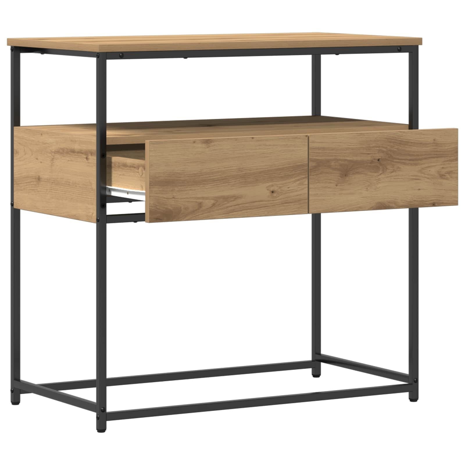 vidaXL Console Tafel met lade Artisanaal Eikenkleurig - 29% Korting!