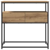 vidaXL Console Tafel met lade Artisanaal Eikenkleurig - 29% Korting!