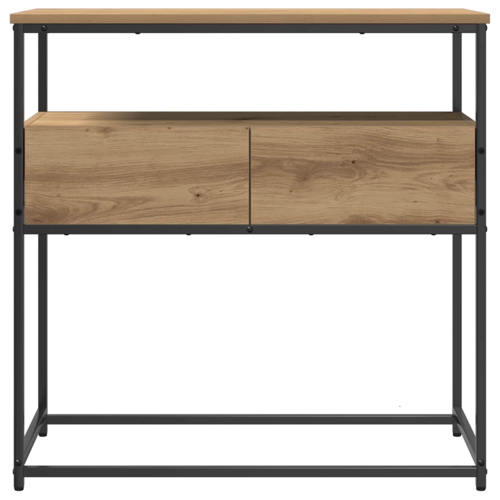 vidaXL Console Tafel met lade Artisanaal Eikenkleurig - 29% Korting!