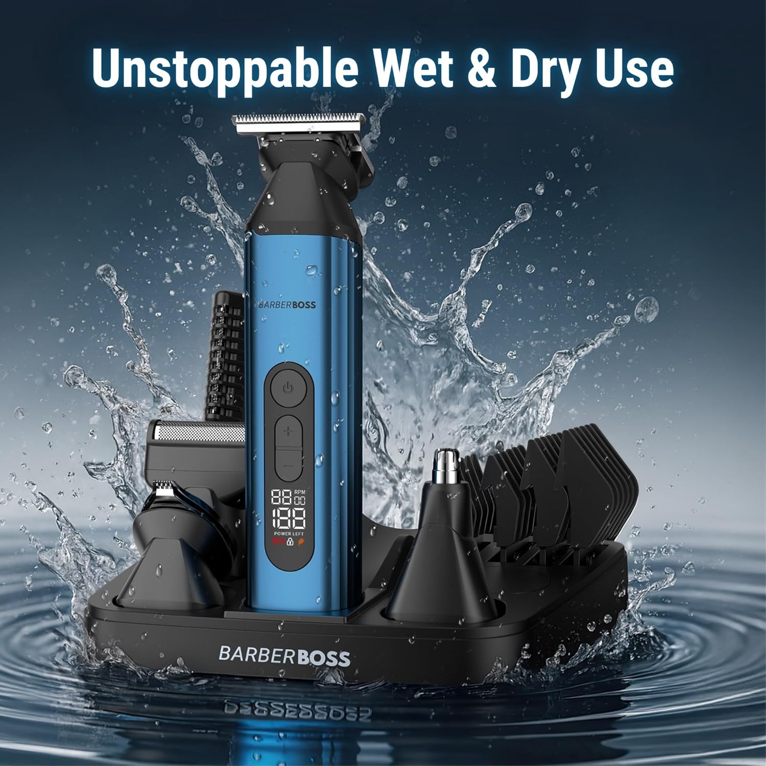 BarberBoss 5-in-1 Baardtrimmer Heren | 34% Korting