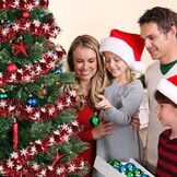 Kerstklatergoudslinger Set (6x) Goud & Rood - 71% Korting