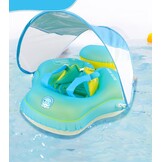 Zwemband Baby Sonnenda UPF50+ met Zonnedak & Afneembare Zwemhulp - 28% Korting