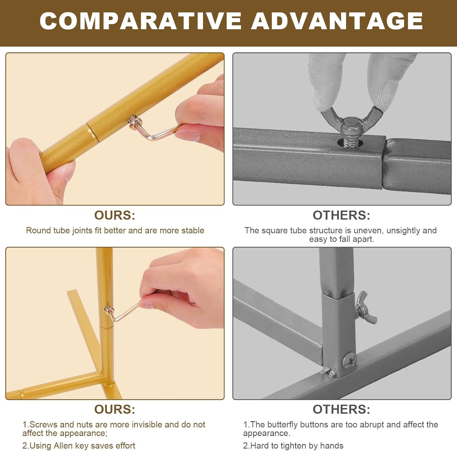 PlusFive Gouden Trouwboog Set (3 stuks) - 29% Korting!