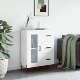 VidaXL Dressoir 69,5x34x90 cm - Wit (58% Korting)