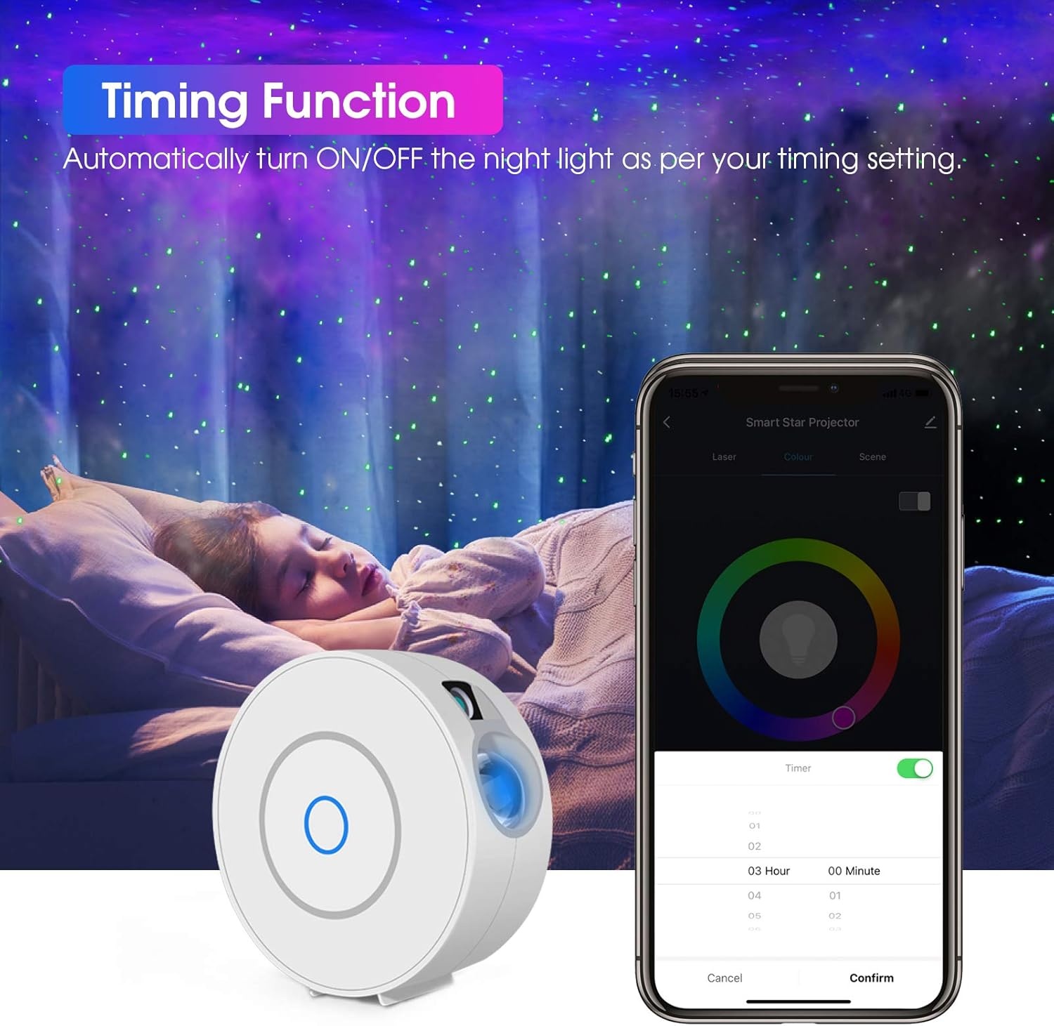 Sterrenhemel Projector met App & Voice Control | 76% Korting