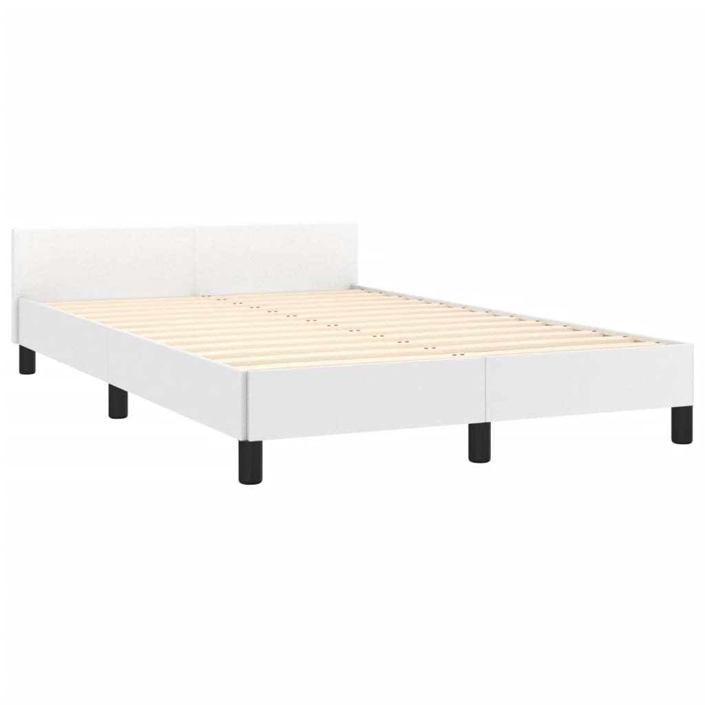 VidaXL Wit Kunstleer Bedframe 120x190 cm - 34% Korting!