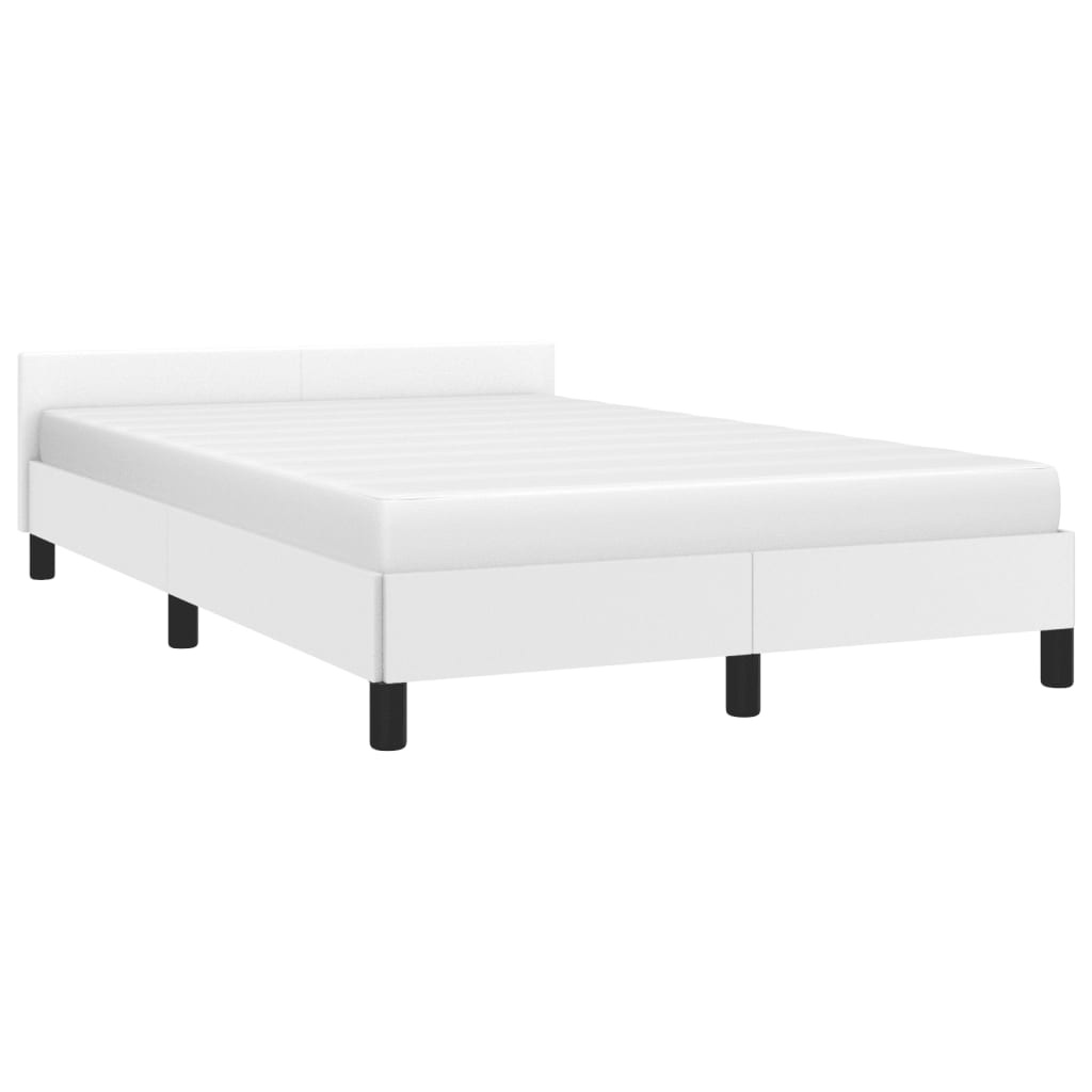 VidaXL Wit Kunstleer Bedframe 120x190 cm - 34% Korting!