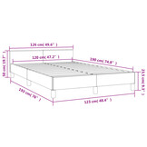 VidaXL Wit Kunstleer Bedframe 120x190 cm - 34% Korting!