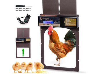 Automatische Kippenhokdeur Aluminium 29% Korting